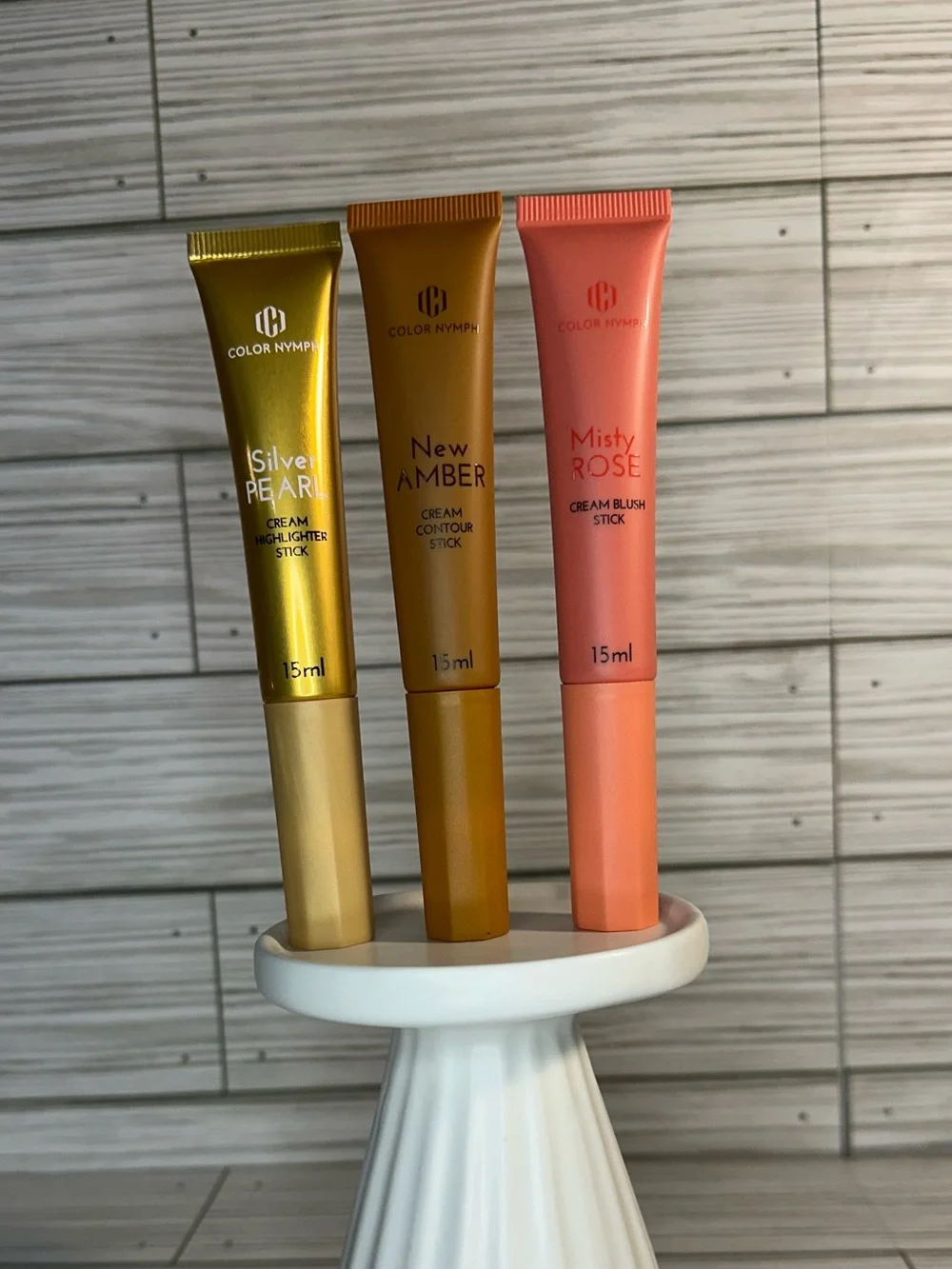 Color Nymph Cream Stick Trio Highlighter Contour And Blush Cream Makeup Set